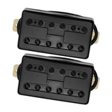 Maxbell Double Coil Pickups Set for 6 Strings Electric Guitar Accessories Parts Black HI