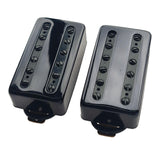 Maxbell Double Coil Pickups Set for 6 Strings Electric Guitar Accessories Parts 11 Shape Black