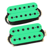 Maxbell 2Pcs Guitar Pickup Double Coil 4P Prewired for Electric Guitar Instrument Green
