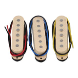 Maxbell 3x Copper Guitar Pickups Bridge Pickups for Electric Guitar Accessories Light Yellow