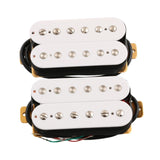 Maxbell Alloy Guitar Neck Bridge Pickup Double Pickup for Guitar Parts Accessory