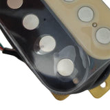 Maxbell Guitar Pickup Accessory Neck and Bridge Pickup Parts for Electric Guitar Black Yellow