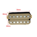 Maxbell Guitar Pickup Accessory Neck and Bridge Pickup Parts for Electric Guitar  Yellow