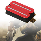 Maxbell Electric Guitar Dual Pickups High Output Dual Pickups for Electric Guitar Red