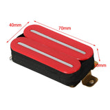 Maxbell Electric Guitar Dual Pickups High Output Dual Pickups for Electric Guitar Red