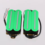 Maxbell Electric Guitar Dual Pickups High Output Dual Pickups for Electric Guitar Green