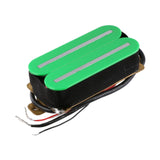 Maxbell Electric Guitar Dual Pickups High Output Dual Pickups for Electric Guitar Green