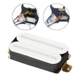 Maxbell Electric Guitar Dual Pickups High Output Dual Pickups for Electric Guitar White