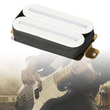 Maxbell Electric Guitar Dual Pickups High Output Dual Pickups for Electric Guitar White