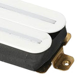 Maxbell Electric Guitar Dual Pickups High Output Dual Pickups for Electric Guitar White