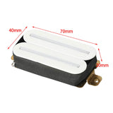 Maxbell Electric Guitar Dual Pickups High Output Dual Pickups for Electric Guitar White