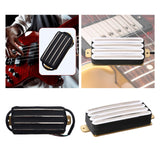 Maxbell Electric Guitar Humbucker Pickup Four Coil Neck and Bridge Position Durable Black