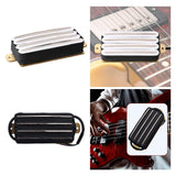 Maxbell Electric Guitar Humbucker Pickup Four Coil Neck and Bridge Position Durable Black