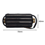 Maxbell Electric Guitar Humbucker Pickup Four Coil Neck and Bridge Position Durable Black