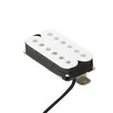 Maxbell 2 Pieces Guitar Pickup Double Coil Humbucker Low Noise for Electric Guitar White
