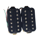 Maxbell Universal Guitar Double Coil Pickups Multifunction for Jazz Part Replacement Black