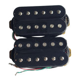 Maxbell Universal Guitar Double Coil Pickups Multifunction for Jazz Part Replacement Black