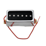 Maxbell Universal Single Coil Pickups Durable Soap Bar for LP Electric guitar Chrome