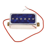 Maxbell Universal Single Coil Pickups Durable Soap Bar for LP Electric guitar Blue Pearl