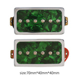 Maxbell Universal Single Coil Pickups Durable Soap Bar for LP Electric guitar Green