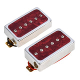 Maxbell Universal Single Coil Pickups Durable Soap Bar for LP Electric guitar Red