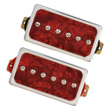 Maxbell Universal Single Coil Pickups Durable Soap Bar for LP Electric guitar Red