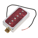 Maxbell Universal Single Coil Pickups Durable Soap Bar for LP Electric guitar Red