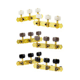 Maxbell 2 Pieces Universal String Tuning Pegs 3L 3R Replacements for Electric Guitar White
