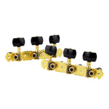 Maxbell 2 Pieces Universal String Tuning Pegs 3L 3R Replacements for Electric Guitar Black