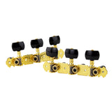 Maxbell 2 Pieces Universal String Tuning Pegs 3L 3R Replacements for Electric Guitar Black