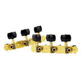 Maxbell 2 Pieces Universal String Tuning Pegs 3L 3R Replacements for Electric Guitar Black