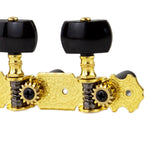 Maxbell 2 Pieces Universal String Tuning Pegs 3L 3R Replacements for Electric Guitar Black