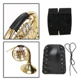 Maxbell Wear Resistant French Horn Hand Guard Handmade Accessory for Kids Adult With Buckle