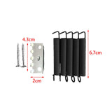 Maxbell Electric Guitar Tremolo Bridge Springs Replacement for Repairing Maintenance black