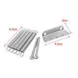 Maxbell Electric Guitar Tremolo Bridge Springs Replacement for Repairing Maintenance Argent