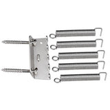 Maxbell Electric Guitar Tremolo Bridge Springs Replacement for Repairing Maintenance Argent
