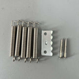 Maxbell Electric Guitar Tremolo Bridge Springs Replacement for Repairing Maintenance Argent