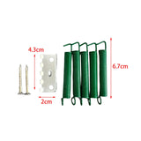 Maxbell Electric Guitar Tremolo Bridge Springs Replacement for Repairing Maintenance Green