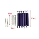 Maxbell Electric Guitar Tremolo Bridge Springs Replacement for Repairing Maintenance Violet
