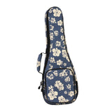 Maxbell Ukelele Carrying Case Nylon for Soprano Concert Tenor Thick Padded 23inch Blue