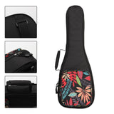 Maxbell Ukelele Carrying Case Nylon for Soprano Concert Tenor Thick Padded 26inch Black