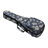 Maxbell Ukelele Carrying Case Nylon for Soprano Concert Tenor Thick Padded 26inch Blue