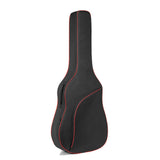 Maxbell Guitar Bag Water Resistant Guitar Gig Guitar Backpack for Ukulele Gifts Red 40in to 41in