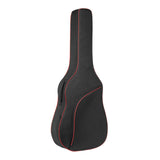 Maxbell Guitar Bag Water Resistant Guitar Gig Guitar Backpack for Ukulele Gifts Red 40in to 41in
