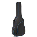 Maxbell Guitar Bag Water Resistant Guitar Gig Guitar Backpack for Ukulele Gifts Blue 40in to 41in