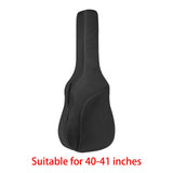Maxbell Guitar Bag Water Resistant Guitar Gig Guitar Backpack for Ukulele Gifts Black 40in to 41in