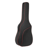 Maxbell Guitar Bag Water Resistant Guitar Gig Guitar Backpack for Ukulele Gifts Red 36in to 38in