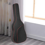 Maxbell Guitar Bag Water Resistant Guitar Gig Guitar Backpack for Ukulele Gifts Red 36in to 38in