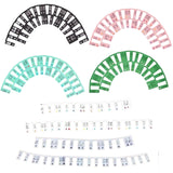 Maxbell Silicone Piano Stickers Portable Dustproof for Boys and Girls Beginners White bottom color