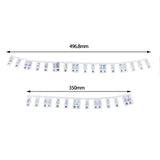 Maxbell Silicone Piano Stickers Portable Dustproof for Boys and Girls Beginners White bottom black